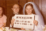 October 1976: At the wedding head table