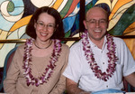 November 2004: At dinner on a cruise to Hawaii