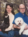 1996: Posing with Chewy and Max