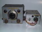 1964: This is the oldest radio project I still have, and although the photo is recent I built the project in 1964. It's an "all-wave" receiver using a single 6AF11 tube, out of a GE projects book. It was a stupid design and worked poorly, and I was not engineer enough at age 12 to do much to improve it. It was the first radio project I ever built in a chassis.