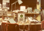 1978: My workbench and ham shack on Campbell in Chicago. A mess, as always.