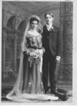 Henry Dunteman (1881-1962) and Ida Freundt Dunteman (1884-1942) at their wedding in 1904
