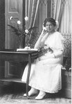 Laura Dunteman Fessler (1900-1987) at her conrfirmation, circa 1916.