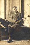 Edwin Dunteman (1898-1981) at his confirmation, date unknown, probably 1914 or 1915.